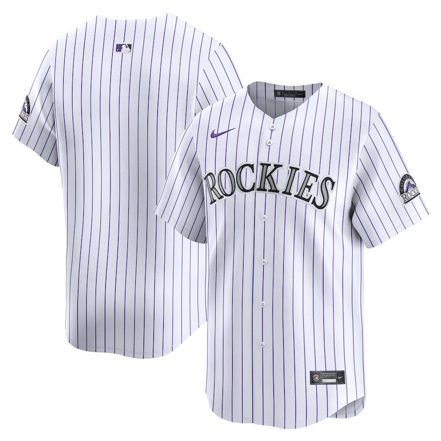 Men Colorado Rockies Brenton Doyle Nike White Home Limited Player MLB Jersey